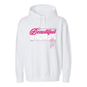 Beautiful Badass | Wo Empowerment Pink Garment-Dyed Fleece Hoodie