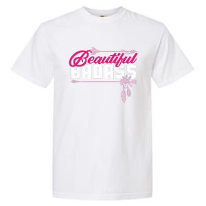 Beautiful Badass | Wo Empowerment Pink Garment-Dyed Heavyweight T-Shirt