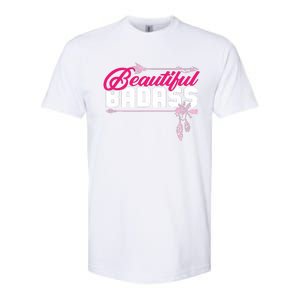 Beautiful Badass | Wo Empowerment Pink Softstyle CVC T-Shirt