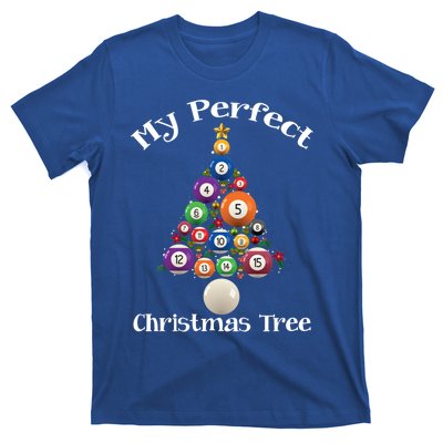 Billiard Ball Xmas Tree Meaningful Gift Pool Billiards Christmas Great Gift T-Shirt