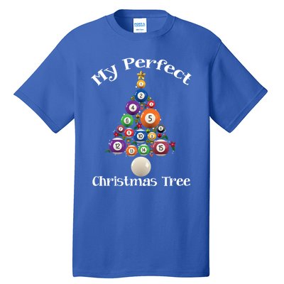 Billiard Ball Xmas Tree Meaningful Gift Pool Billiards Christmas Great Gift Tall T-Shirt