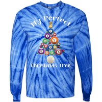 Billiard Ball Xmas Tree Meaningful Gift Pool Billiards Christmas Great Gift Tie-Dye Long Sleeve Shirt