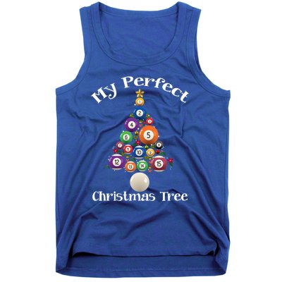 Billiard Ball Xmas Tree Meaningful Gift Pool Billiards Christmas Great Gift Tank Top