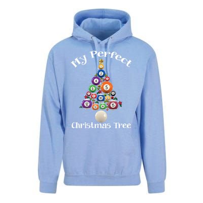 Billiard Ball Xmas Tree Meaningful Gift Pool Billiards Christmas Great Gift Unisex Surf Hoodie