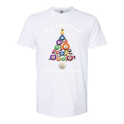 Billiard Ball Xmas Tree Meaningful Gift Pool Billiards Christmas Great Gift Softstyle CVC T-Shirt