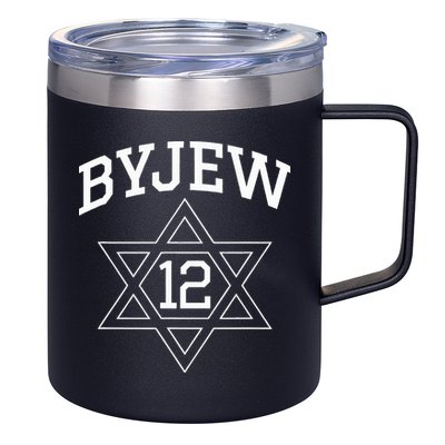 Byjew 12oz Stainless Steel Coffee Mug