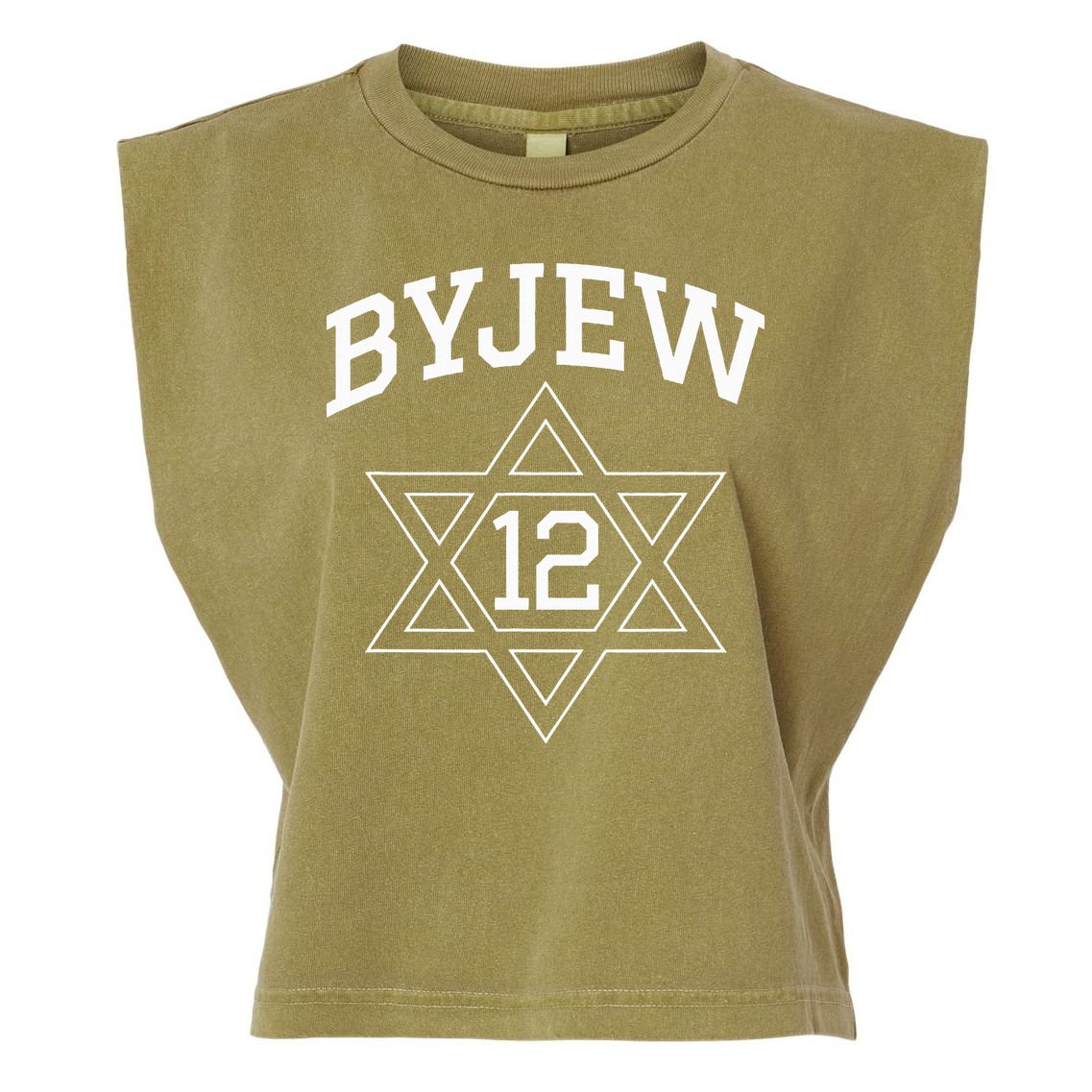 Byjew Garment-Dyed Women's Muscle Tee