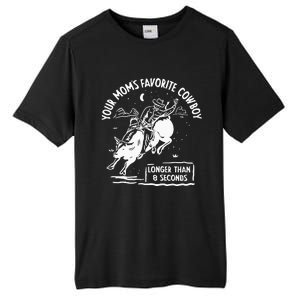 Beautiful Bastard Your MomS Favorite Cowboy Tall Fusion ChromaSoft Performance T-Shirt