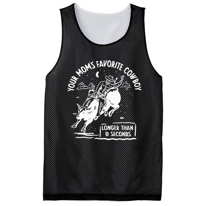 Beautiful Bastard Your MomS Favorite Cowboy Mesh Reversible Basketball Jersey Tank