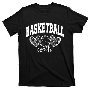 Basketball Coach Leopard Print T-Shirt