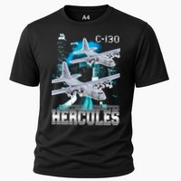 Bootleg C 130 Hercules USAF Aircraft Cooling Performance Crew T-Shirt