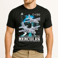 Bootleg C 130 Hercules USAF Aircraft Cooling Performance Crew T-Shirt
