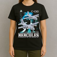 Bootleg C 130 Hercules USAF Aircraft T-Shirt