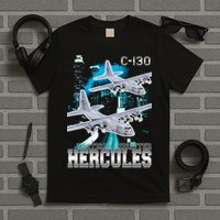 Bootleg C 130 Hercules USAF Aircraft T-Shirt