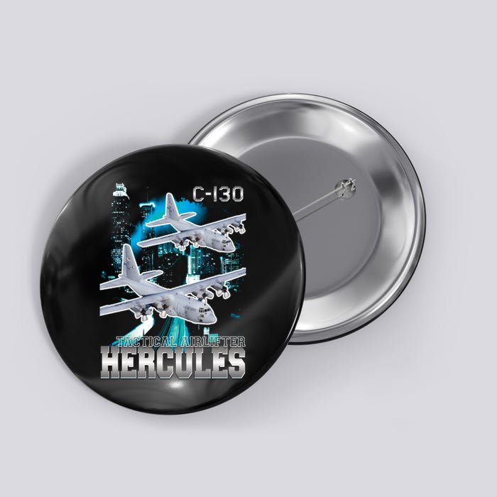 Bootleg C 130 Hercules USAF Aircraft Button