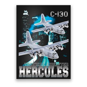 Bootleg C 130 Hercules USAF Aircraft Poster