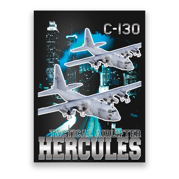 Bootleg C 130 Hercules USAF Aircraft Poster