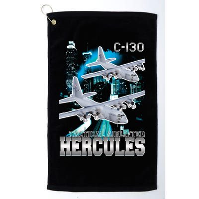 Bootleg C 130 Hercules USAF Aircraft Golf Towel