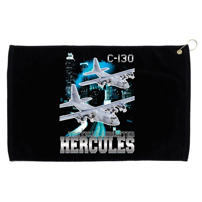 Bootleg C 130 Hercules USAF Aircraft Grommeted Golf Towel