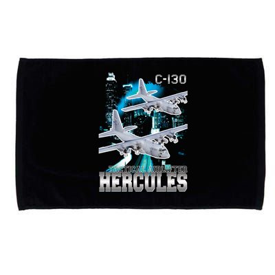 Bootleg C 130 Hercules USAF Aircraft Microfiber Hand Towel