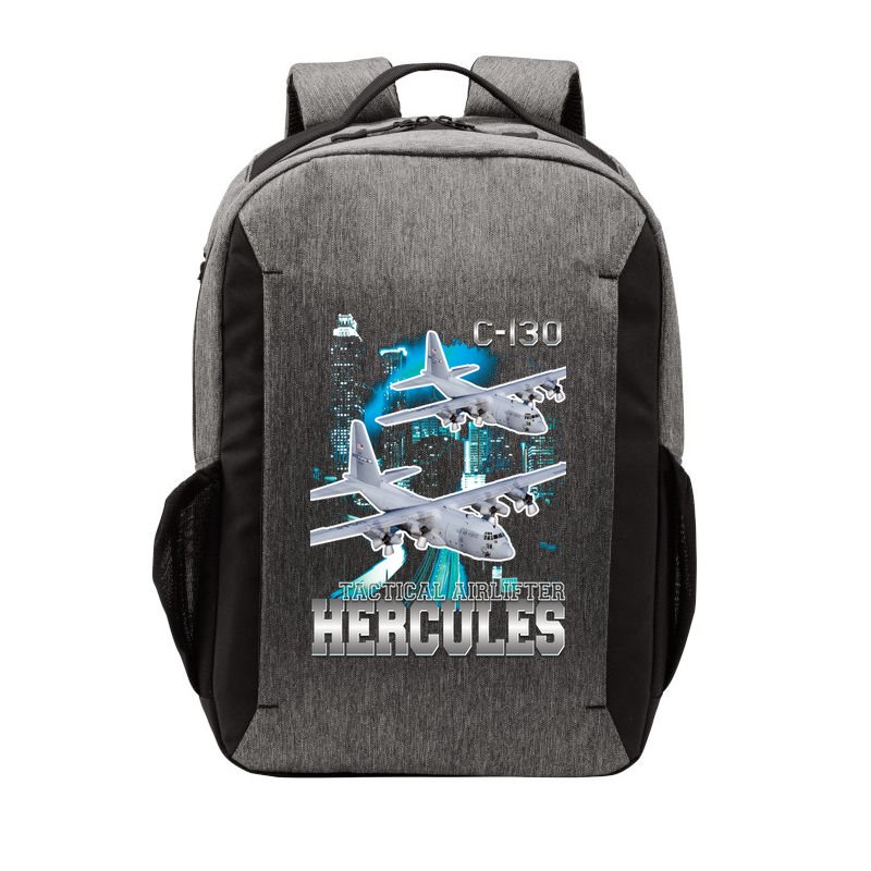 Bootleg C 130 Hercules USAF Aircraft Vector Backpack