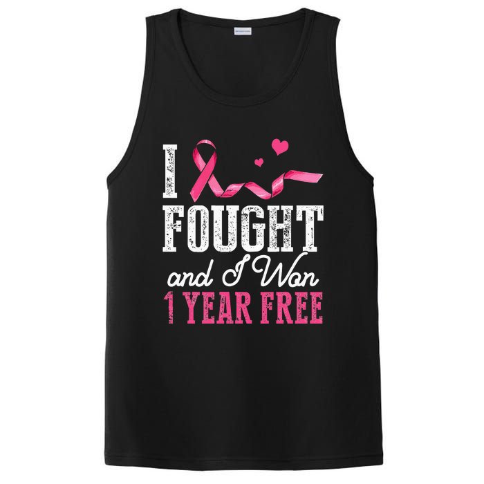 Breast Cancerversary 1 Year Breast Cancer Free Gift PosiCharge Competitor Tank