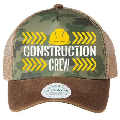 Birthday Crew 1st Construction Birthday Truck Party Legacy Tie Dye Trucker Hat