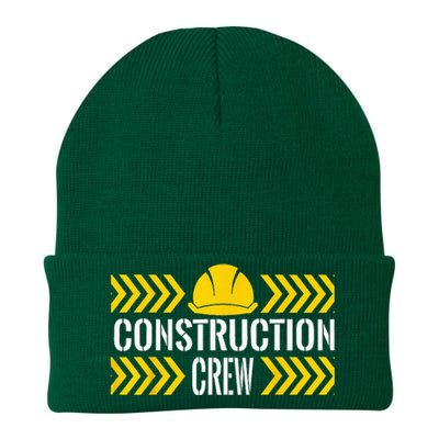 Birthday Crew 1st Construction Birthday Truck Party Knit Cap Winter Beanie