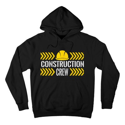 Birthday Crew 1st Construction Birthday Truck Party Hoodie