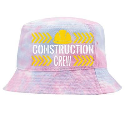 Birthday Crew 1st Construction Birthday Truck Party Tie-Dyed Bucket Hat