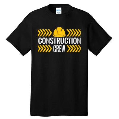 Birthday Crew 1st Construction Birthday Truck Party Tall T-Shirt