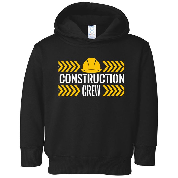 Birthday Crew 1st Construction Birthday Truck Party Toddler Hoodie