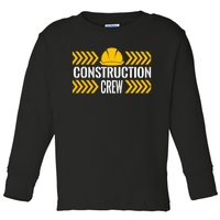 Birthday Crew 1st Construction Birthday Truck Party Toddler Long Sleeve Shirt