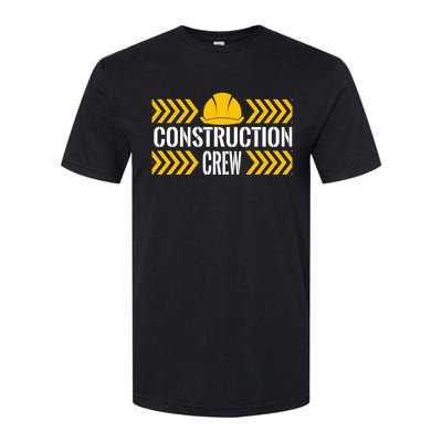 Birthday Crew 1st Construction Birthday Truck Party Softstyle CVC T-Shirt