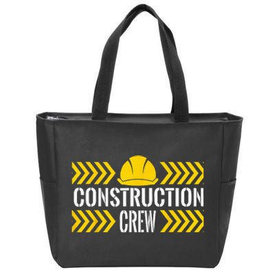 Birthday Crew 1st Construction Birthday Truck Party Zip Tote Bag