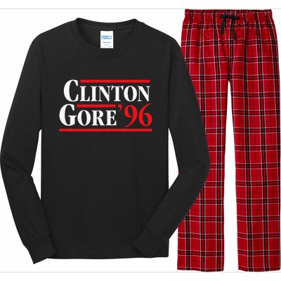 Bill Clinton 1996 Retro Presidential Campaign Long Sleeve Pajama Set