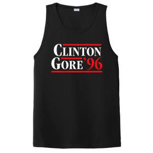 Bill Clinton 1996 Retro Presidential Campaign PosiCharge Competitor Tank