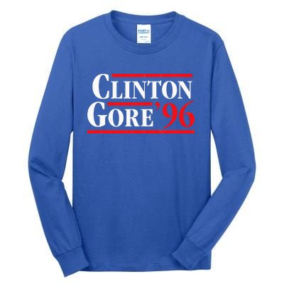 Bill Clinton 1996 Retro Presidential Campaign Tall Long Sleeve T-Shirt