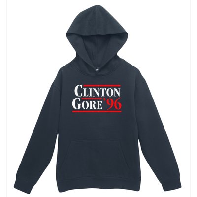 Bill Clinton 1996 Retro Presidential Campaign Urban Pullover Hoodie