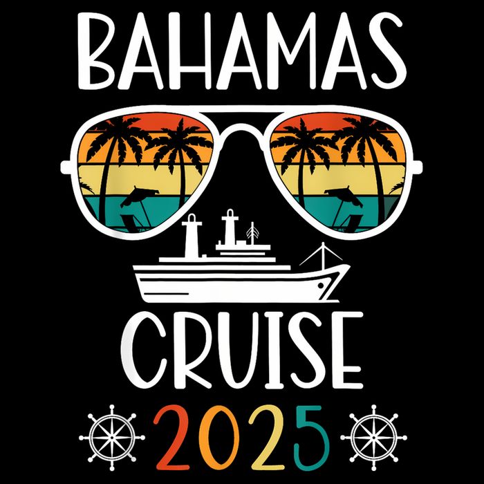 Bahamas Cruise 2025 Vacation Trip Matching Family Group V-Neck T-Shirt