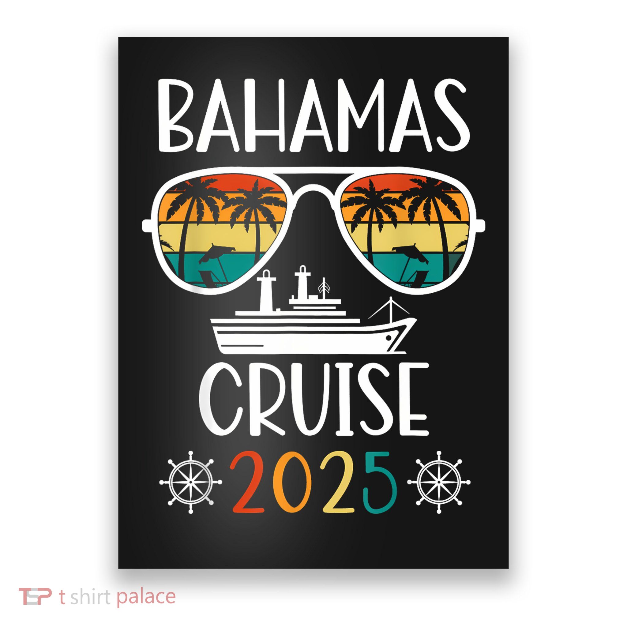 Bahamas Cruise 2025 Vacation Trip Matching Family Group Poster