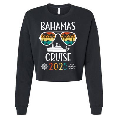 Bahamas Cruise 2025 Vacation Trip Matching Family Group Cropped Pullover Crew