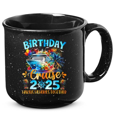 Birthday Cruise 2025 Making Memories Together Family Group  15oz Campfire Ceramic Mug