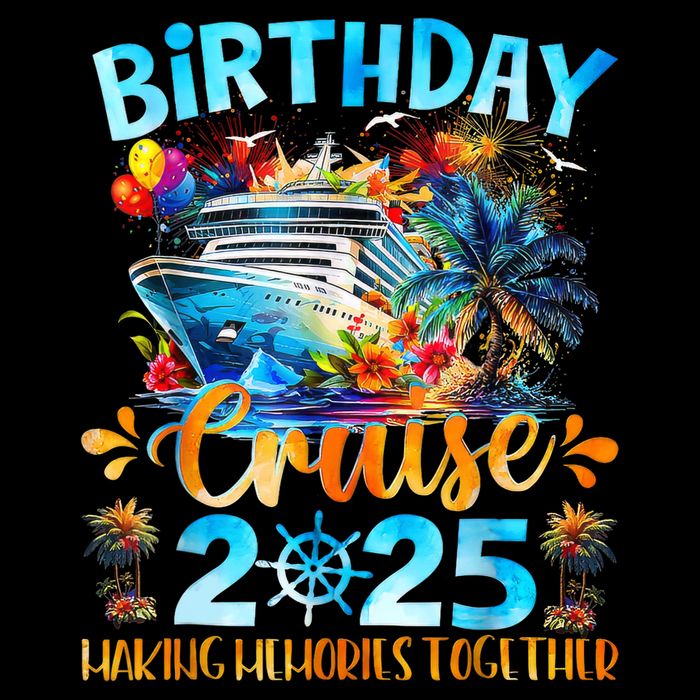 Birthday Cruise 2025 Making Memories Together Family Group  16 in Basic Backpack