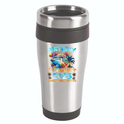 Birthday Cruise 2025 Making Memories Together Family Group  16oz Travel Tumbler