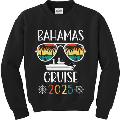 Bahamas Cruise 2025 Vacation Trip Matching Family Group Kids Sweatshirt