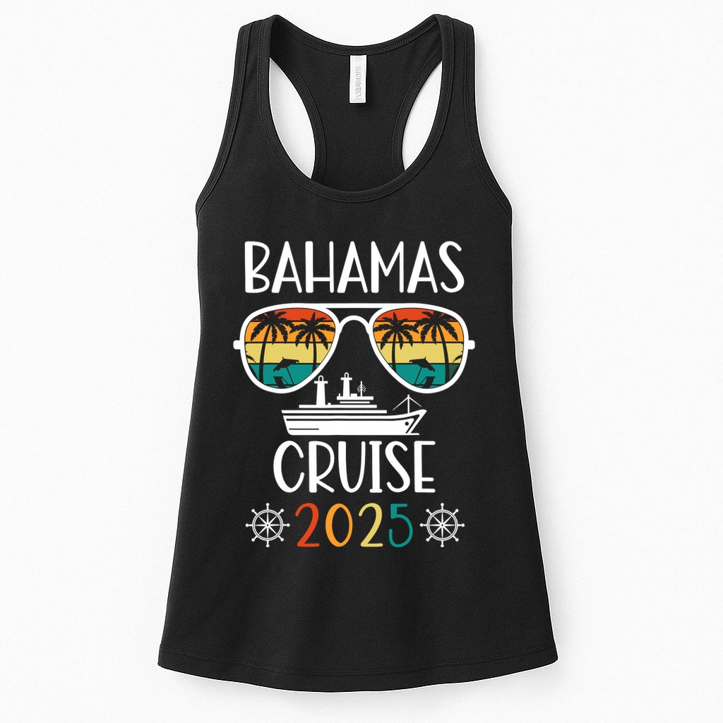Bahamas Cruise 2025 Vacation Trip Matching Family Group Womens Tank Top