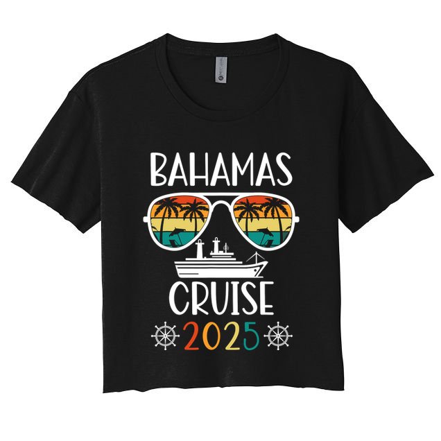 Bahamas Cruise 2025 Vacation Trip Matching Family Group Crop Top