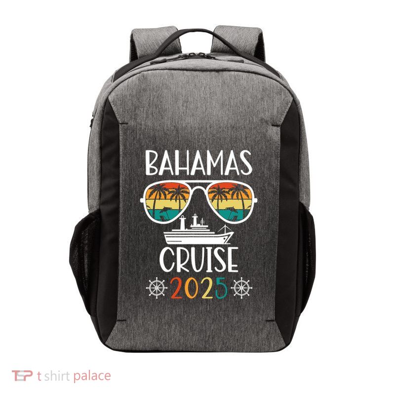 Bahamas Cruise 2025 Vacation Trip Matching Family Group Vector Backpack
