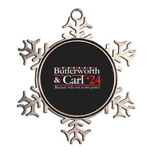 Butterworth & Carl 24 Because Why Not At This Point Metallic Star Ornament